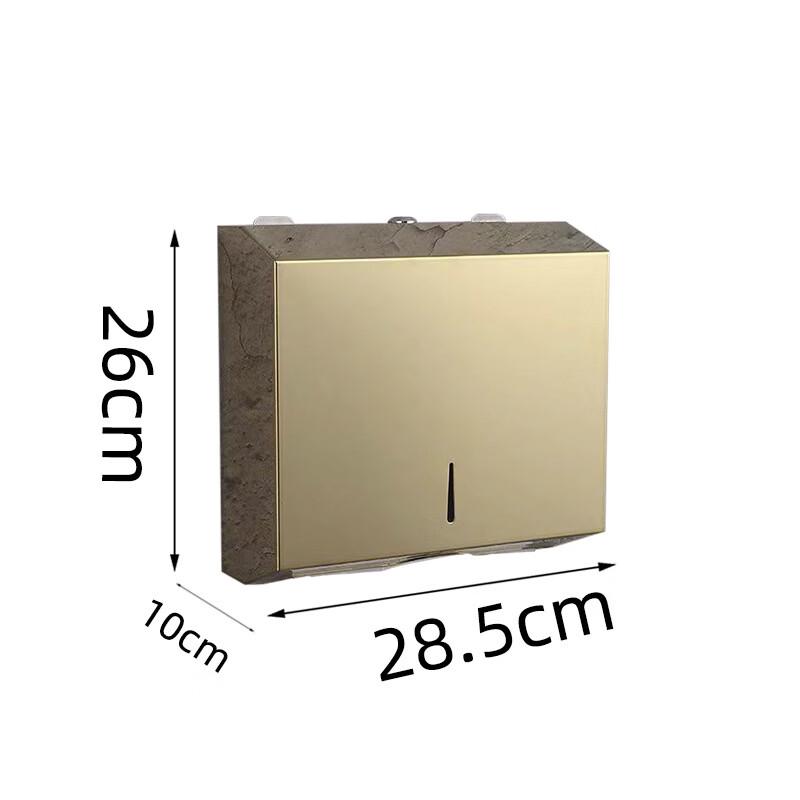 

CMAOS Wall-Mounted Stainless Steel Tissue Box with Hook
