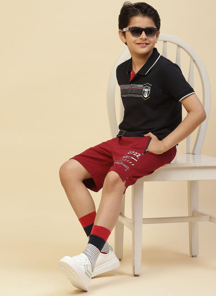 MONTE CARLO Boys Collar Neck T-Shirt