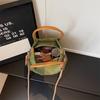 Vintage Plaid Tote Bag Women's Handbag Commuter Large Capacity Shoulder Bag