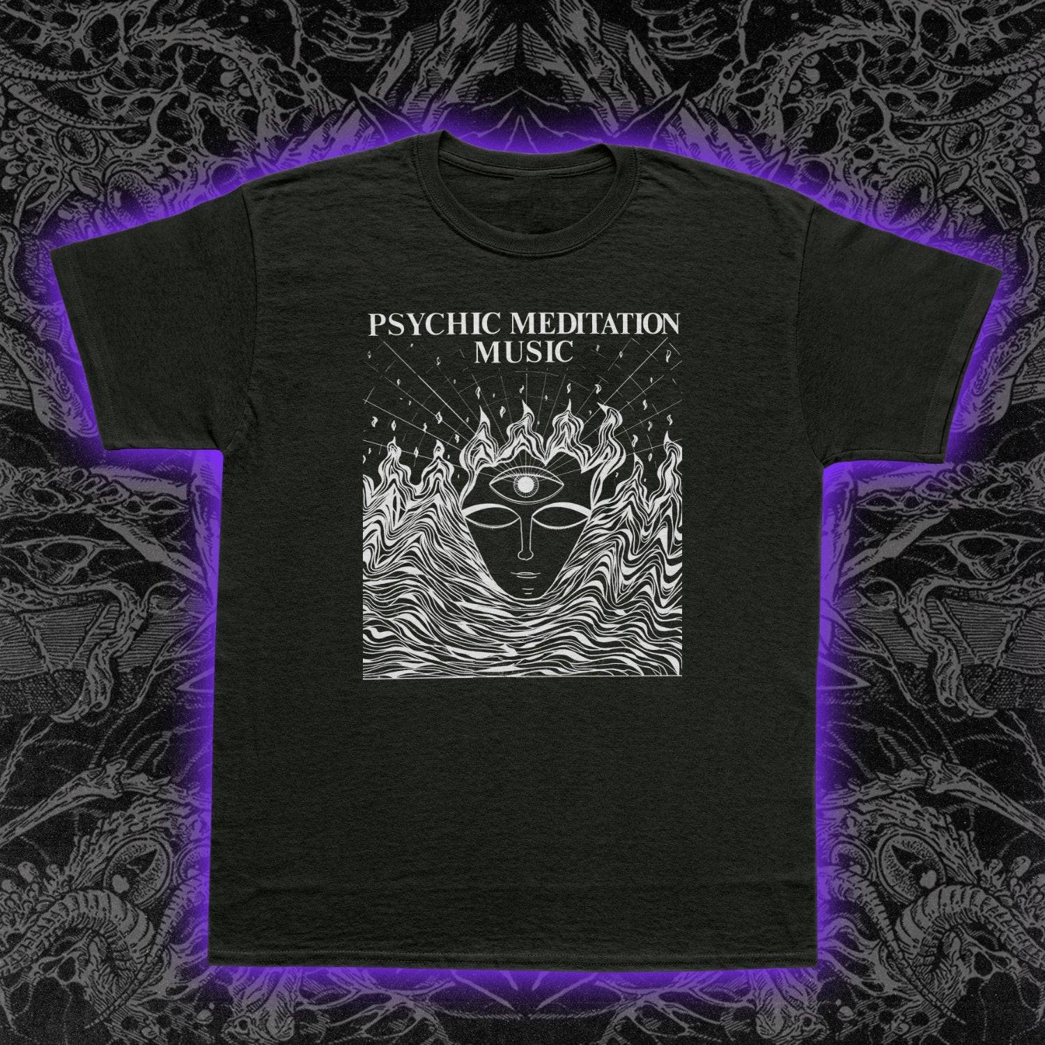 Master Wilburn Burchette Psychic Meditation Music T-Shirt Mens Womens Tees Top Psychedelic S-5XL S