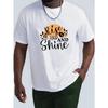 European Size Rise Shine Rise and Shine Wrinkle - Mens T-Shirt - Front Shoulder Fit