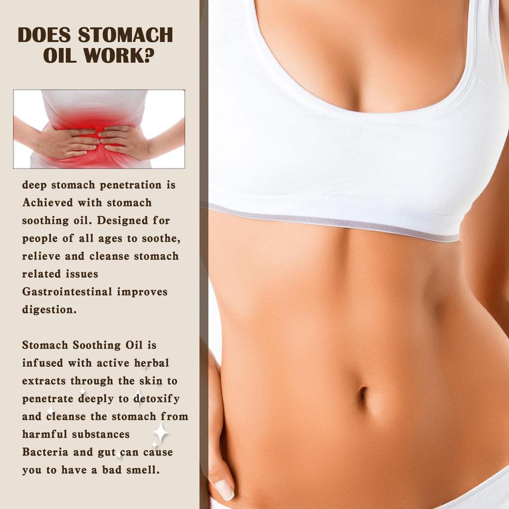 50ml Stomach Soothing Oil Clearing Stool Relieving IBS Massage Care Firming Slimming Oil