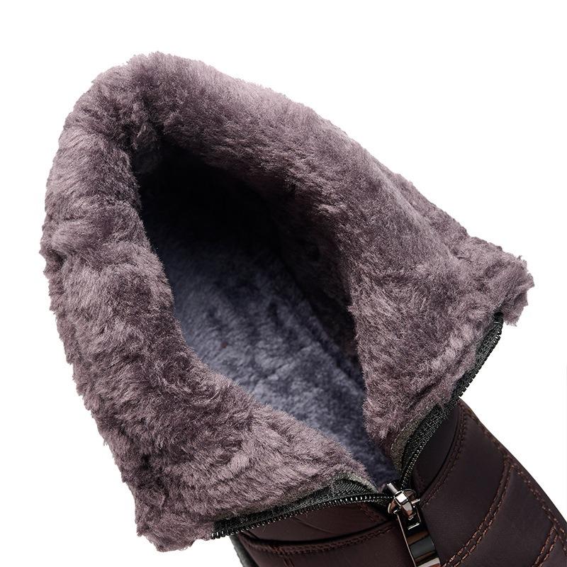 -3 large size women's shoes, winter new cotton shoes medium tube piled thickened warm snow boots