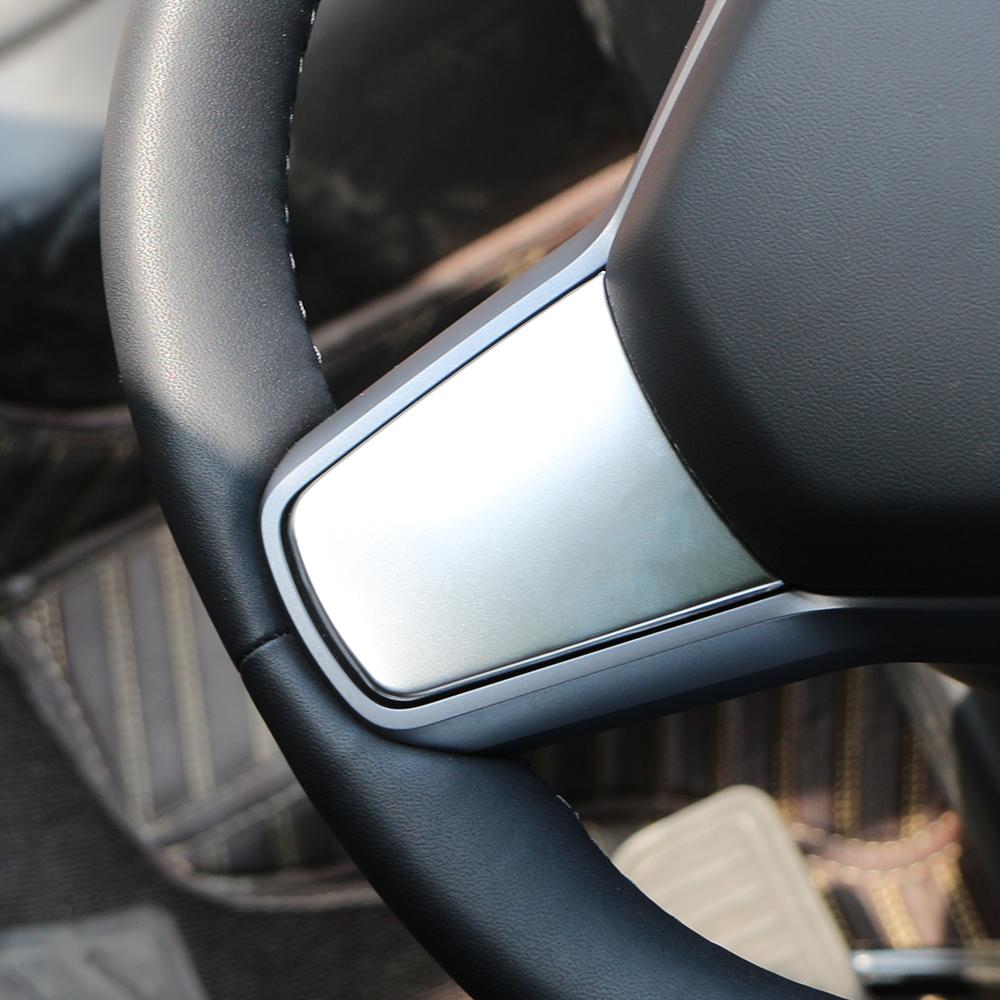 Car Steering Wheel Trim Sticker for Tesla Model 3 Model3 2017-2022 Model Y Modely 2019-2021 2022 Decoration Cover Accessories