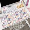 Kawaii Cat Gaming Mouse Pad x Deskpad XXL Large Desk Mat Keyboard Pad Surface for Computer Mousepad Gamer Computer Mat Rug