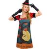 Kichvoe Halloween Cooking Apron, Halloween Party Apron, Baking Apron, Adjustable Kitchen Apron for Women and Men