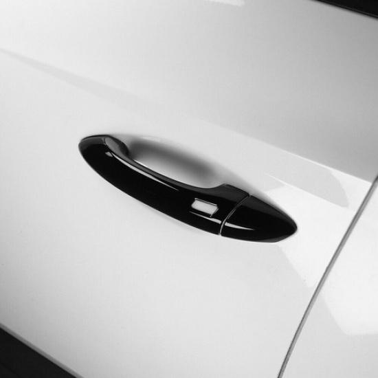 4x ABS Black Side Door Handle Cover for For Hyundai Tucson -25 Touch Version