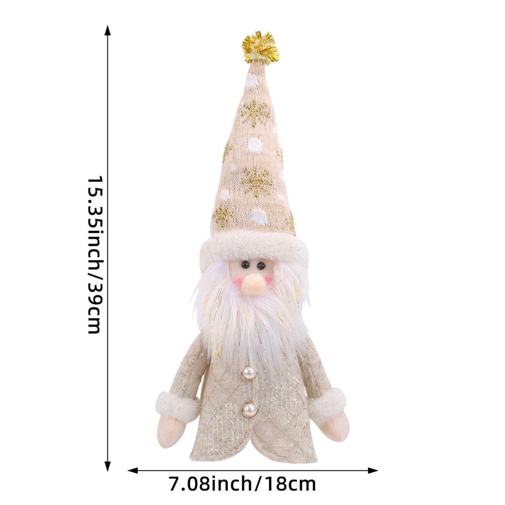 

Santa Claus Doll Wine Bottle Cover Christmas Snowman Deer Doll Design Wine Bottle Cover Beer Bottle Topper Cover Decoration
