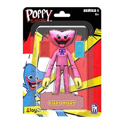 Poppy Playtime Kissy Missy Action Figure (5-inch Poseable Figure, Series 1) [Officially Licensed] (AF7702)