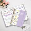 In Stock A5 Cross-border English Notebook 2026-27 Daily Planner with Customizable Coil Binding