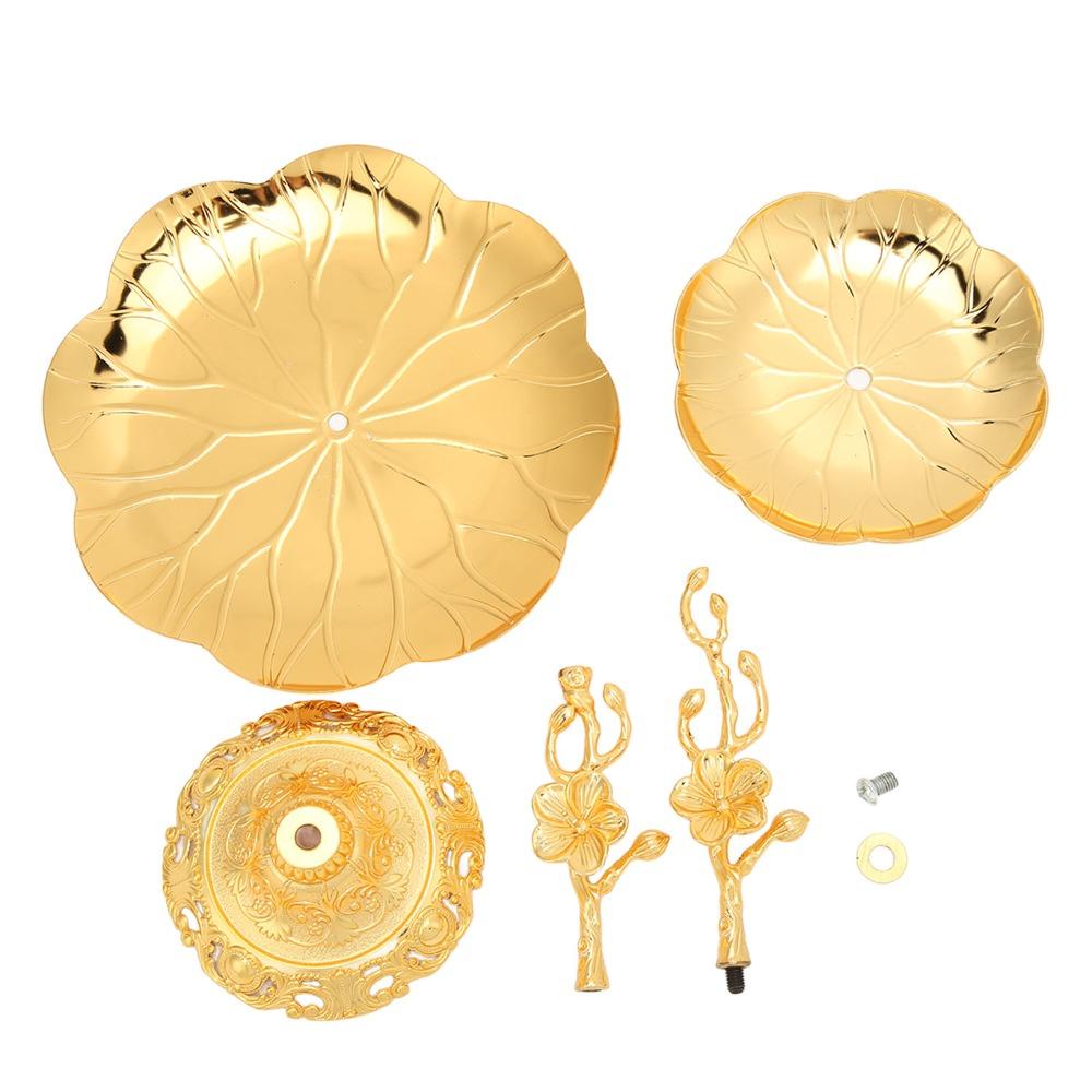 7PCS Metal 2 Layer Cupcake Stand Easy Assemble Double Layer Serving Tray Coffee Shop Use