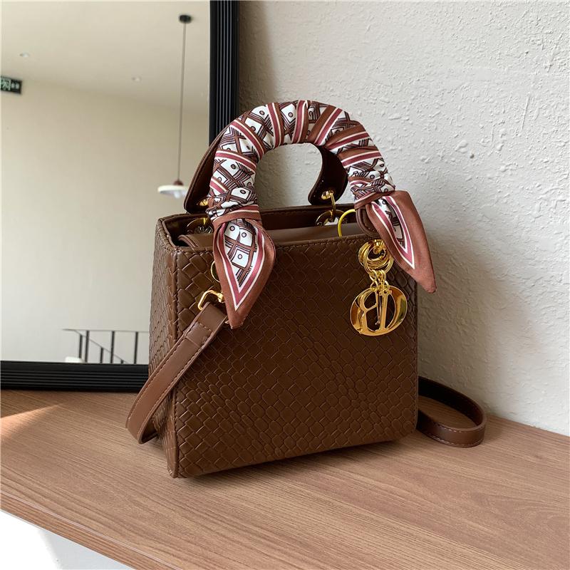 HandbagWomen Marke Luxus Totes Hohe Qualität Mode Klassische Gesteppte Quadratische Griff Tasche Frauen Umhängetaschen Schulter Taschen