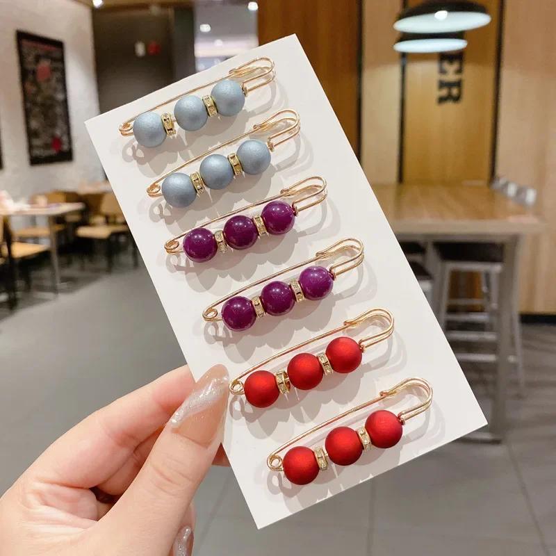 Detachable Metal Brooches for Women Pins Fastener Pants Pin Button Sewing-Free Buckles for Jeans Perfect Fit Reduce Waist