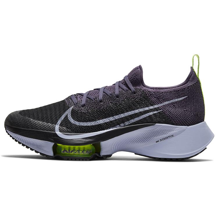 Nike Air Zoom Tempo Next% Flyknit Uva Scura Nero Volt Donna CI9924-500 cm