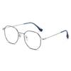 Tea Gold Polygon Prescription Glasses Anti Blue Ray Photochromic Progressive Eyewear for Women Men