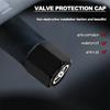 Car Wheel Tire Valve Stems Cap With Keychain Keyring  For Toyota Chr Corolla Camry Rav4 Yaris Hilux Prius Avensis Auris Prado