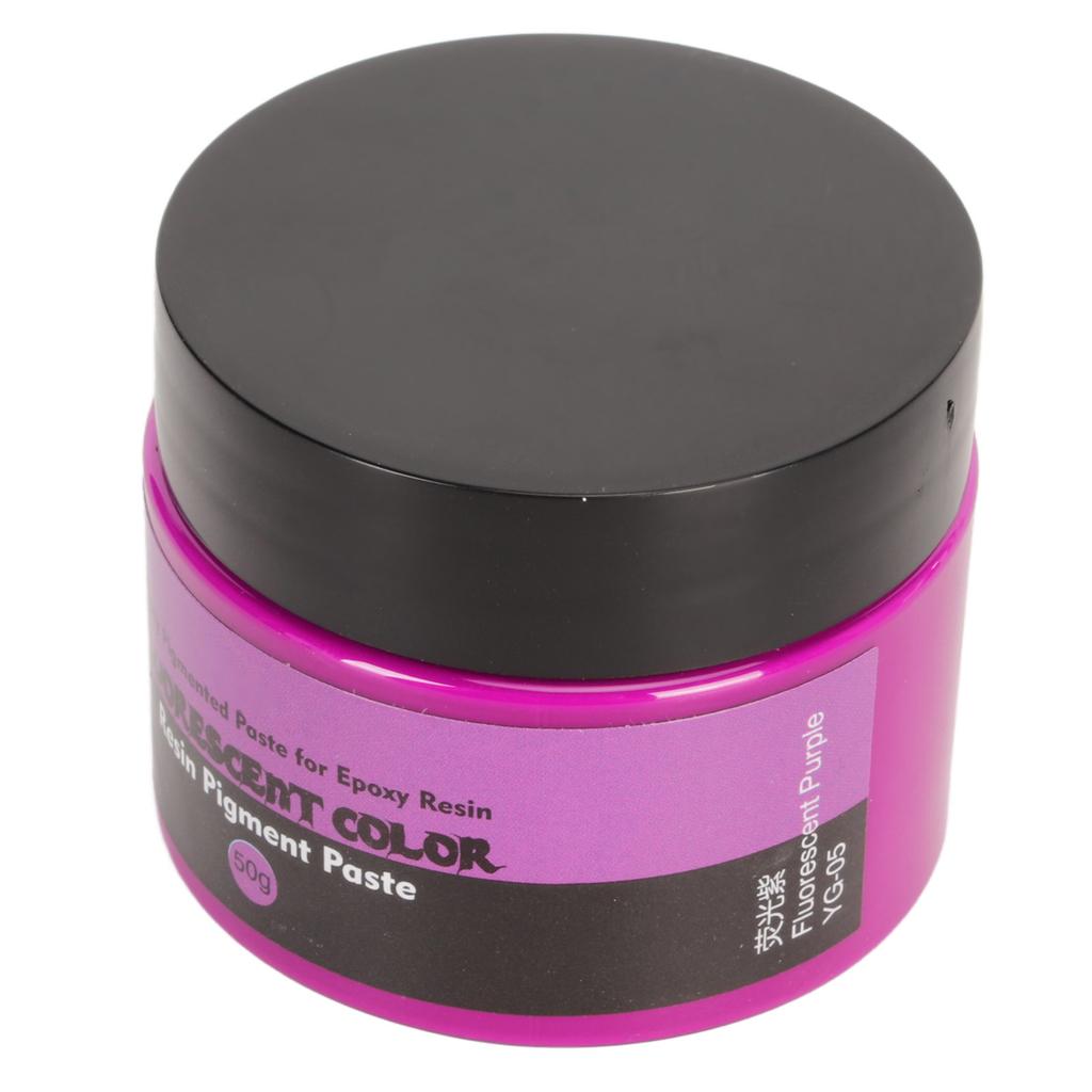 50g Fluorescent Color Resin Pigment Paste High Concentration Highly Pigmented Resin Pigment Paste for   Painting Art