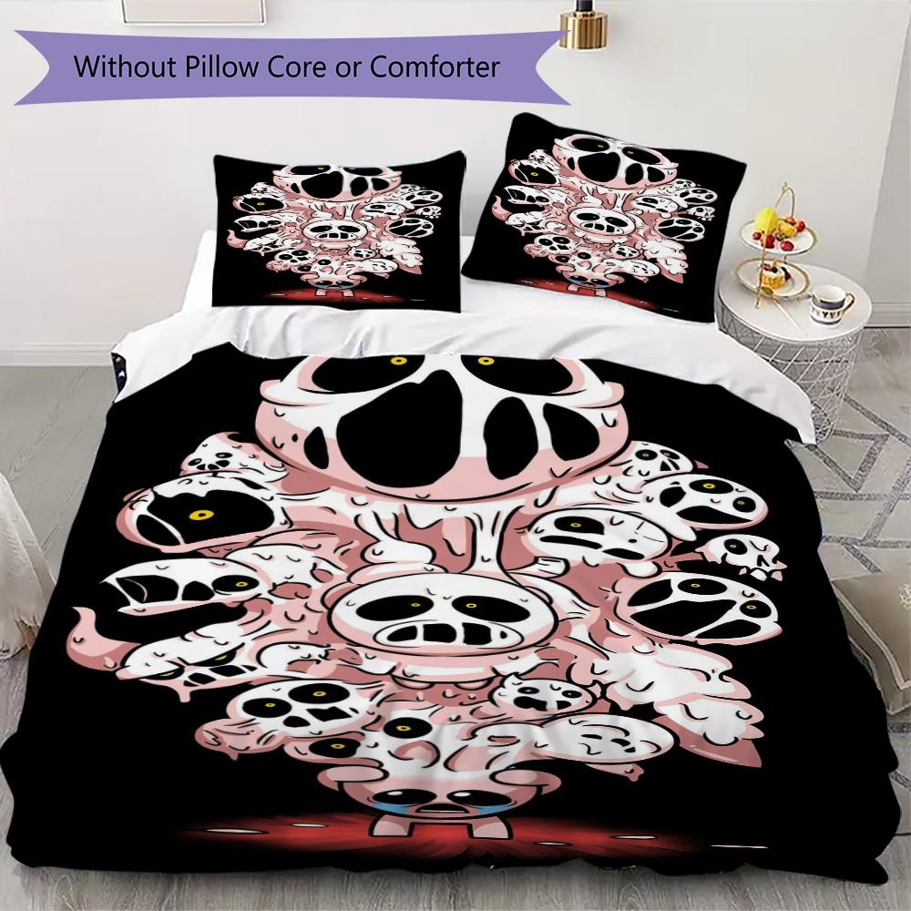 Skull Collection Pattern Bedding,Quilt Set Quilt Cover Pillowcase Home Birthday Gift (1*duvet cover+2*pillowcase,without core)ZSJT0917288