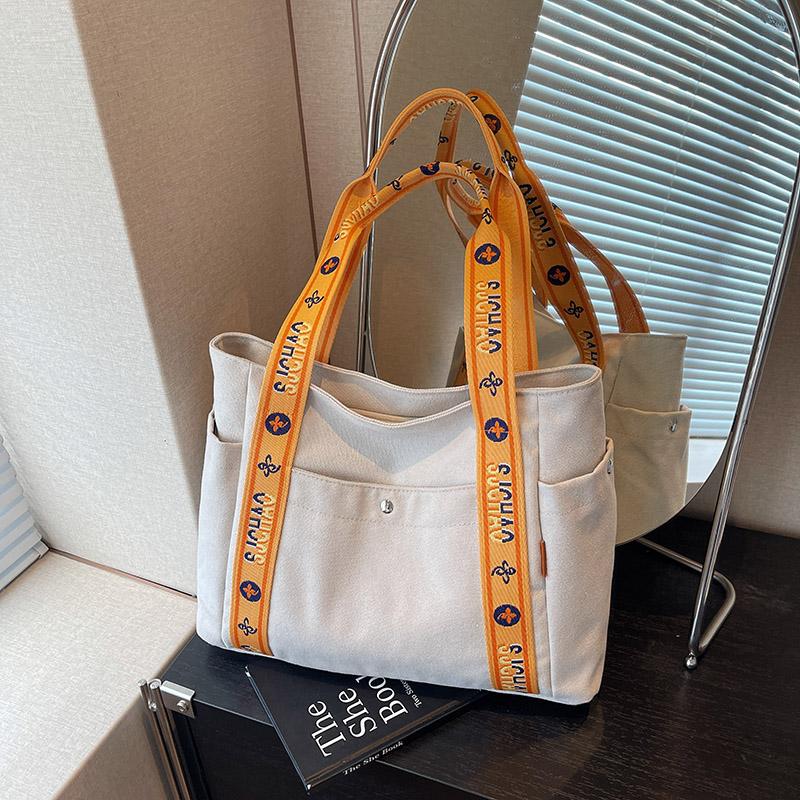 Casual Fashion Large Capacity Tote Bag Simple Travel Bag Women Large Shoulder Bag  Tote Handbag