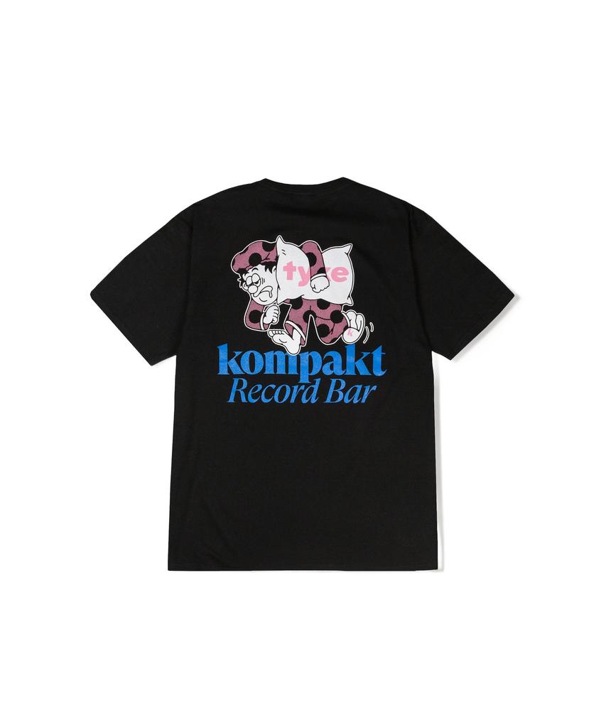 TYKE Tyke X Kompakt Record Bar T-Shirt Black