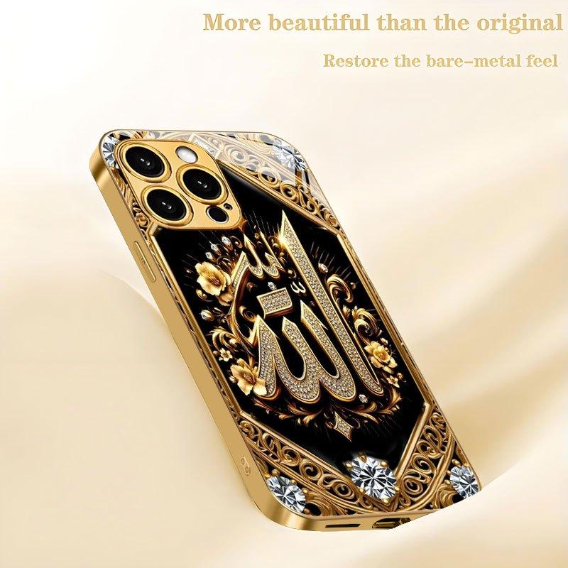 solemn gorgeous High-end Phone Case Electroplated Glass TPU PhoneCase for iPhone 17 16 15 14 13 12 11pm Pro Plus Dropresistant