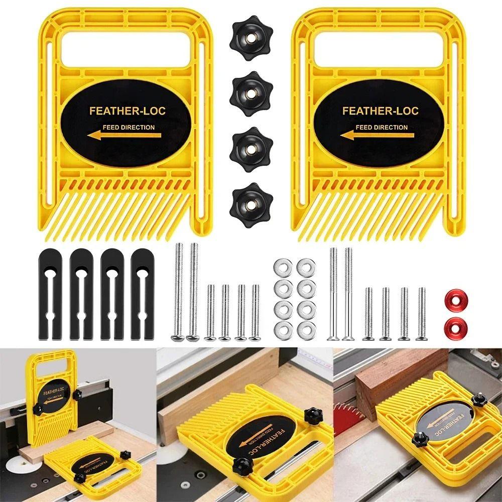 

Safety Auxiliary Featherboards Adjustable Table Saw Push Block Circular Saw Cuts