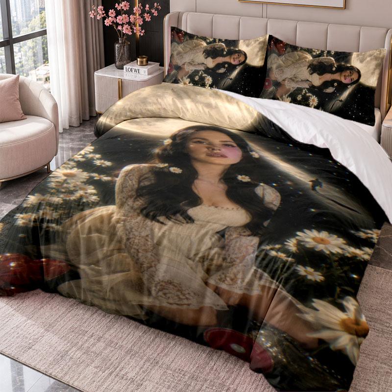Lana Del Rey 3Pcs Bedding Set Duvet Cover With Two Pillowcases For Bedroom Home Decoration