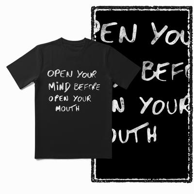 Coolmind ZG015 100 Cotton Words Print Unisex T Shirt Big Size Cotton Exclusive Graphic Unisex Tshirt Oneck Unisex Tee Shirts