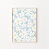 Flower Wall Art Canvas Print Natural Pastel Daisies Floral Illustration Poster Botanical Market Living Room Bedroom Decoration