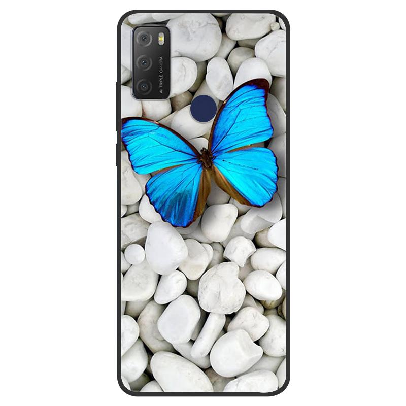 For TCL 20Y Case Girl Cat Flower Soft Silicone Back Wolf Shell for TCL 20E 6125F Fundas Phone Cover For TCL20Y 6156D 20 E Coque
