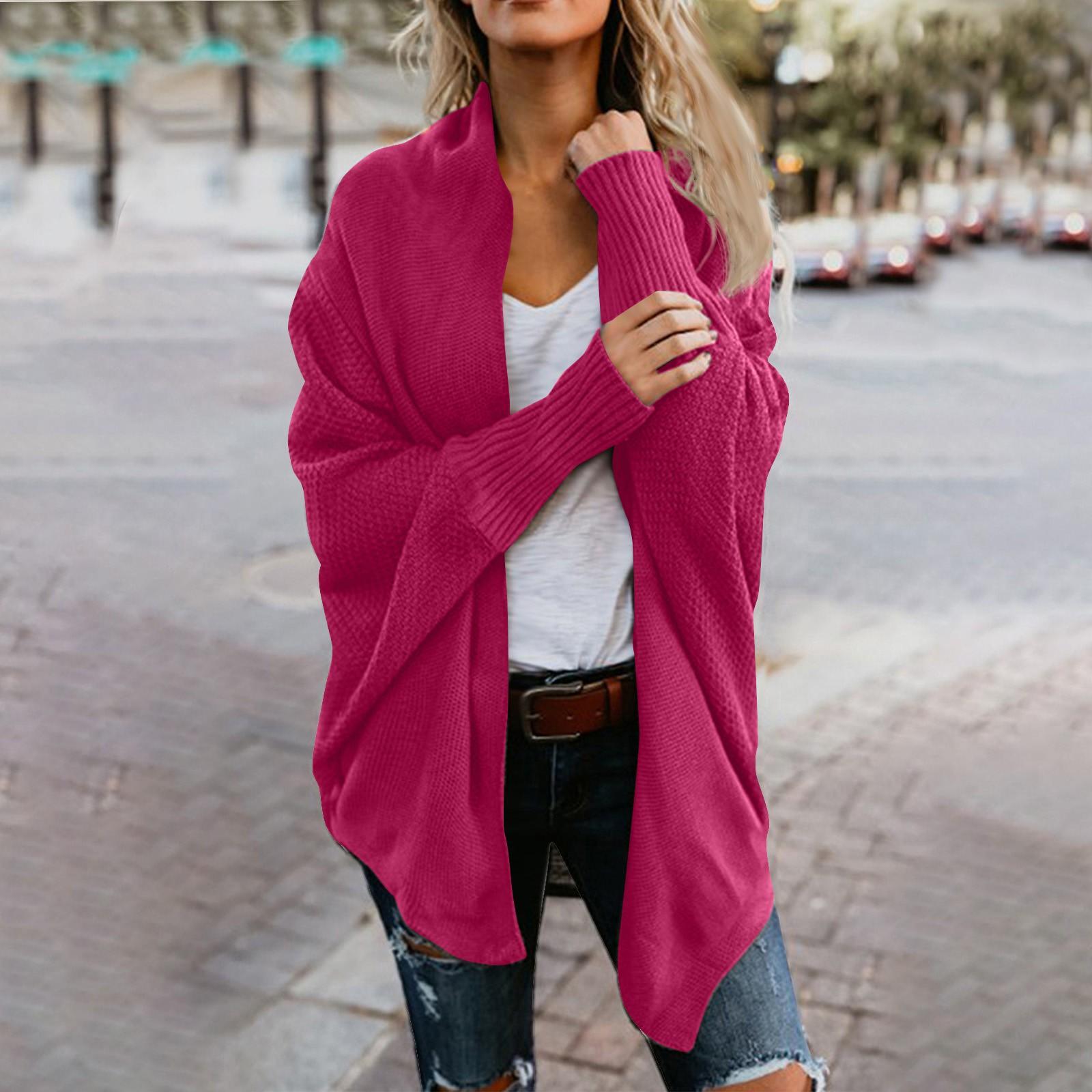 

Женский свитер кардиган длинный рукав большой размер свитер пальто One Size