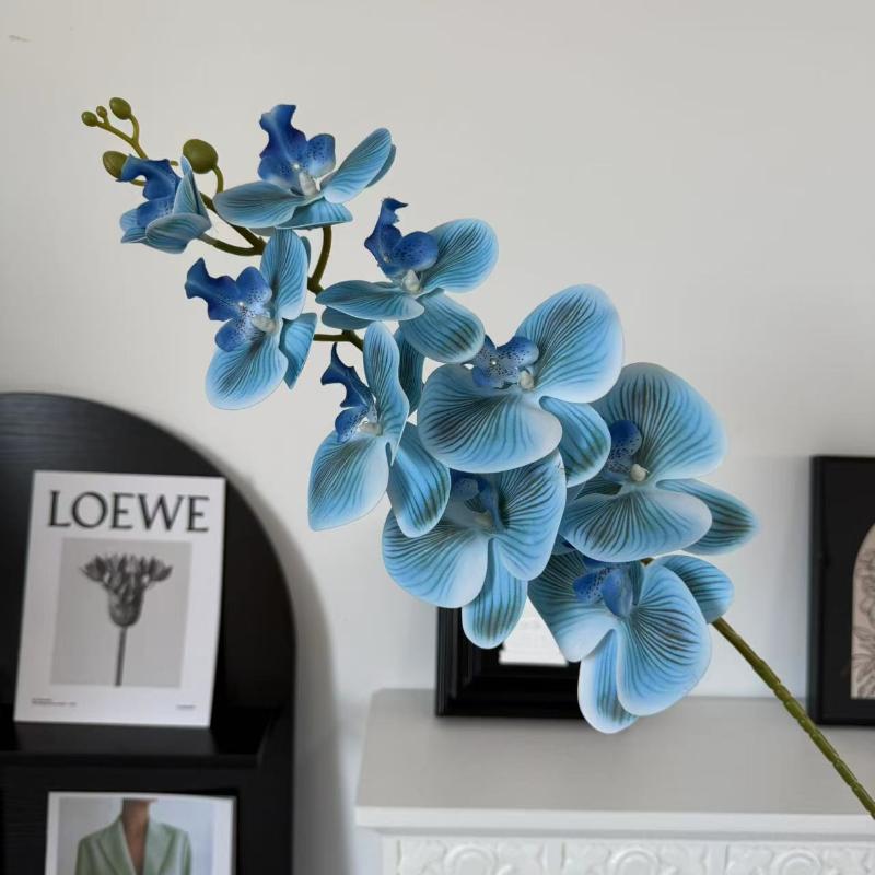 Umělá můra orchidej Falešné květiny Pro domácí dekor Obývací pokoj Hotelové okno Svatební aranžmá