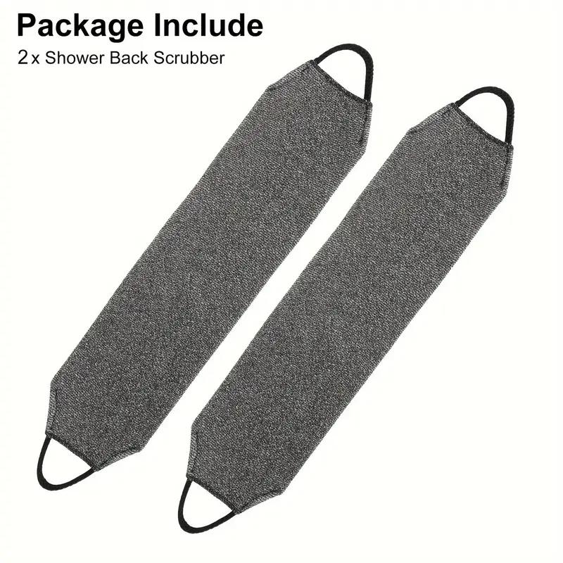 

2pcs African Net Bath Body Exfoliating Long Net Double-Sided Shower Body Scrub Back Scrubber Skin Smoother Beauty Skin Bath Wash серый