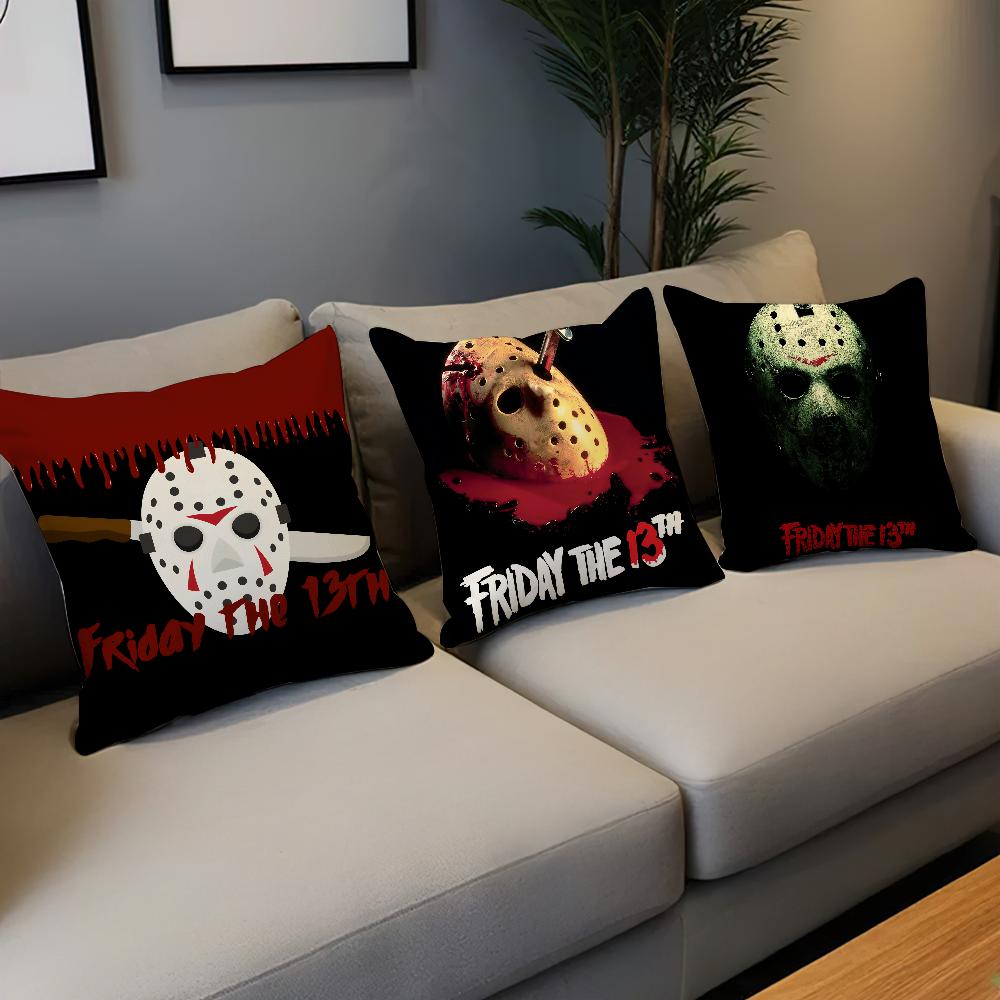 Film F-Friday 13th Halloween Cushion Cover Living Room Headboard Office Cushion Bedroom Cushion Sofa Nap Time Pillow Case