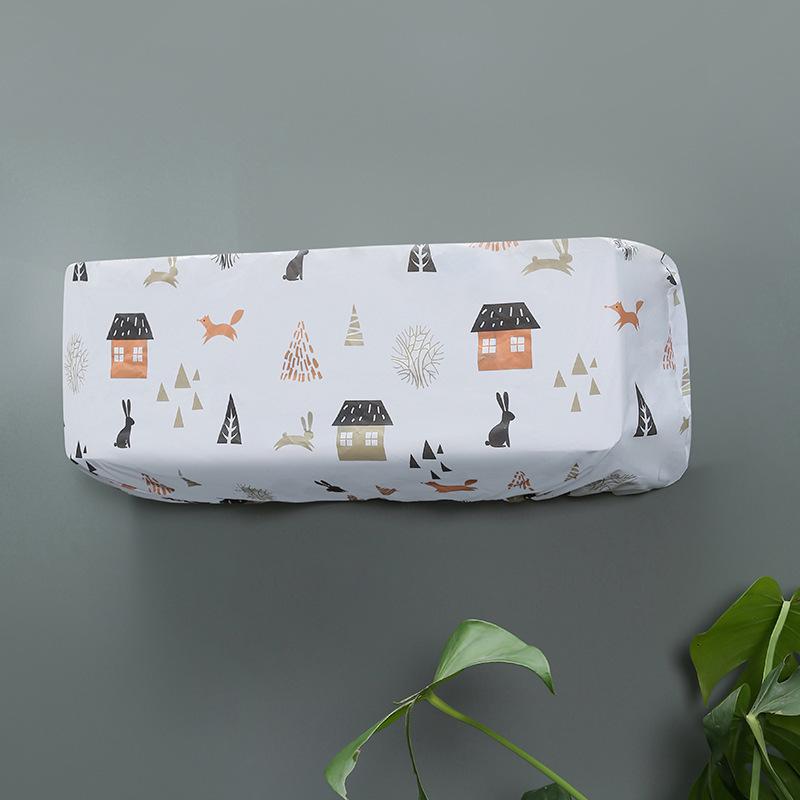 Durable PVC Wall-Mounted Air Conditioner Dust Cover - Modern, Simple, and Washable