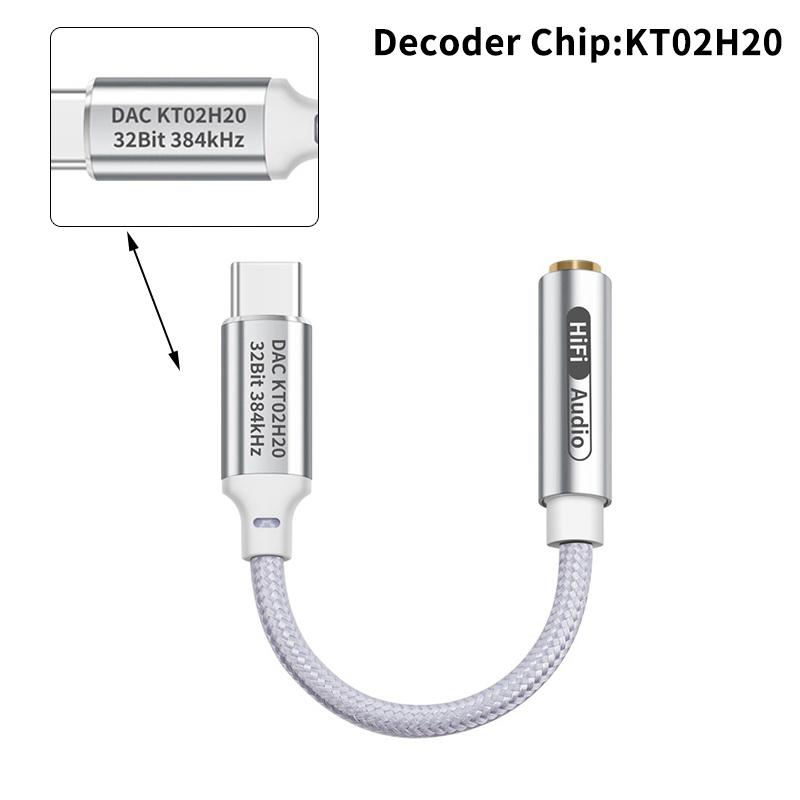 Type C To 3.5Mm Hifi Dac Headphone Amplifier Cx31993 Chip Usb C Audio Decoder Amp Adapter Dac Amplifier For Iphone 16/Android