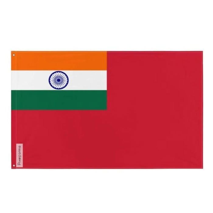 Drapeau Pavillon civil inde 160 x 240 cm