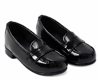 Sunny Step Doll Shoes Loafers for Dolls, Student-Style Uniform Coordination, Black, Lolita, Enamel, Brown, White, Miniature Shoes for Dolls, Doll