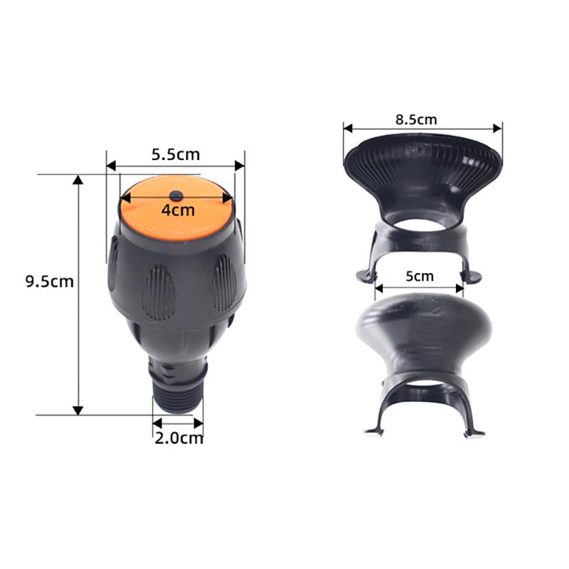 350/550 L/H 360° Rotating Agriculture Long Distance Sprinkler With 1/2" Male Thread Garden Lawn Irrigation Watering Sprinklers