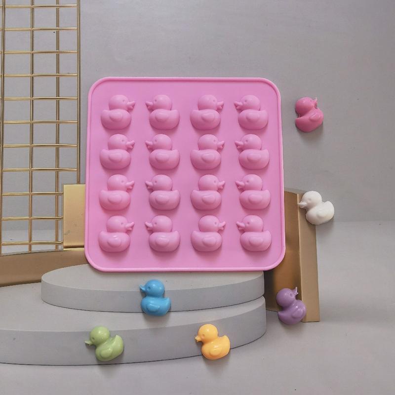 Ente Silikon Weichbonbon Schokolade Süßigkeitenform Keks Kuchen Seife Handwerk Backform Dekoratives Gebäck DIY Werkzeug