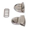 10 Set Tuck Lock Clasp for Belt Purse Thumb Lock Duck Tongue Shaped Bag Accessories 20mm Width with
