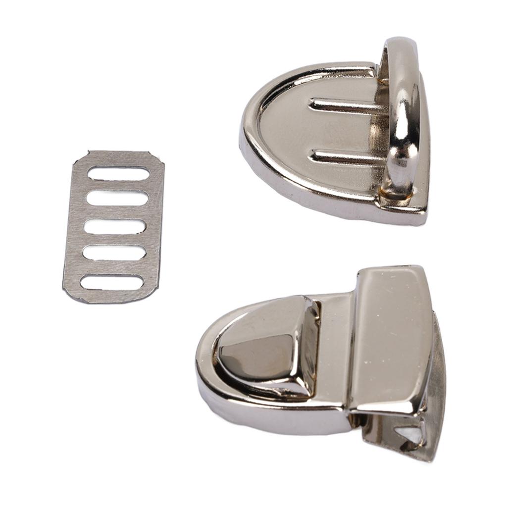10 Set Tuck Lock Clasp for Belt Purse Thumb Lock Duck Tongue Shaped Bag Accessories 20mm Width with