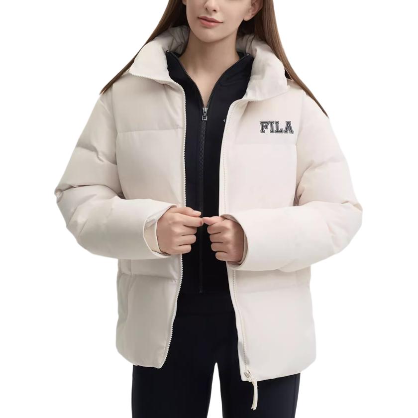 New FILA Down Jacket Unisex Steam White F51M449904F-IV