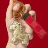 999 Pure Gold Year of the Horse Keychain Bag Charm & Mobile Phone Lanyard - Perfect Birthday Gift