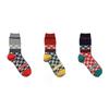 Yanwogseu [3-Color Selection Pack][3 Colors] Work17 Multi-Pattern Jacquard Socks