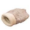 Cat Bed Cave Winter Cozy Cat Bed Cave Comfortable Pet Snuggle Sack Cat Bed Cave Sleeping Bag Self-Warming Burrow Cat Bed