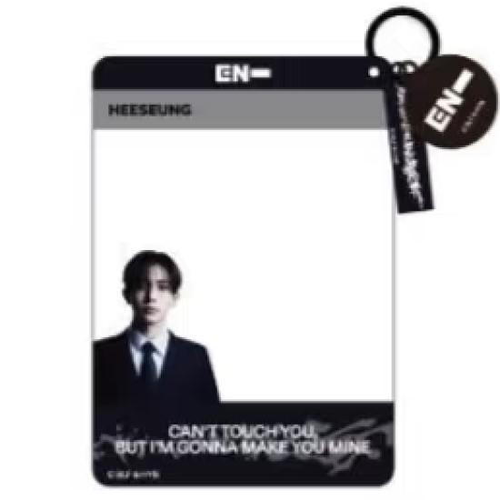 ENHYPEN x MINISO - Transparenter Charakter-Kartenanhänger HEESEUNG