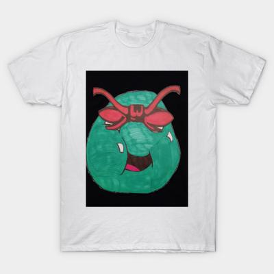 T-Shirt Damen Böser Puddy Harajuku Print Kawaii T-Shirt Sommer Kurzarm Damen T-Shirt Top Tee