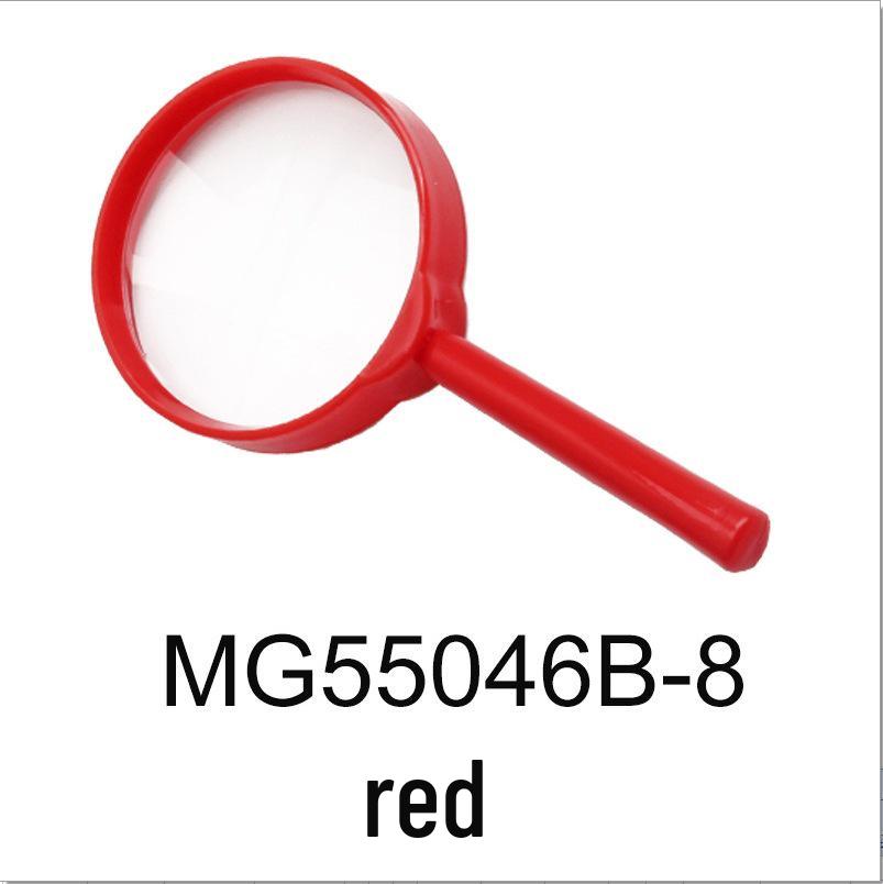 

Яскрава 60-сантиметрова портативна високочітка лупа для учнів та дітей, екологічна та ідеальна для читання червоний