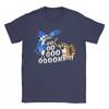 Lustiges Rigby und Mordecai T-Shirt für Herren O-Ausschnitt 100% Baumwolle T-Shirts Kurzarm-Tees Druckkleidung